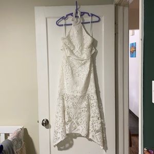 ASOS White halter top dress | Size 8